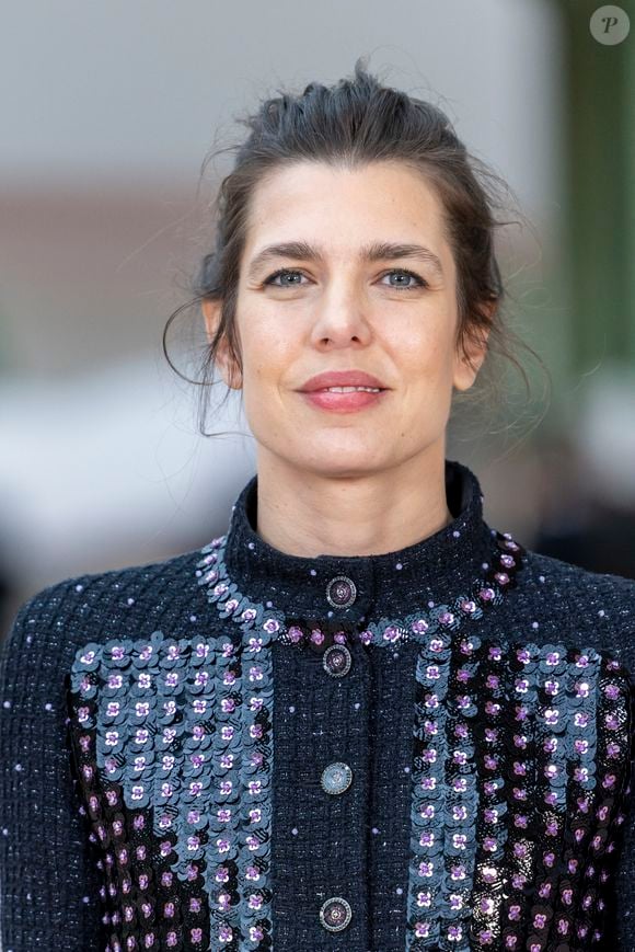 Charlotte Casiraghi au défilé Chanel au Grand Palais, "Collection Haute Couture Printemps/Eté 2025" lors de la Fashion Week de Paris (PFW), le 28 janvier 2025. 
© Olivier Borde / Bestimage