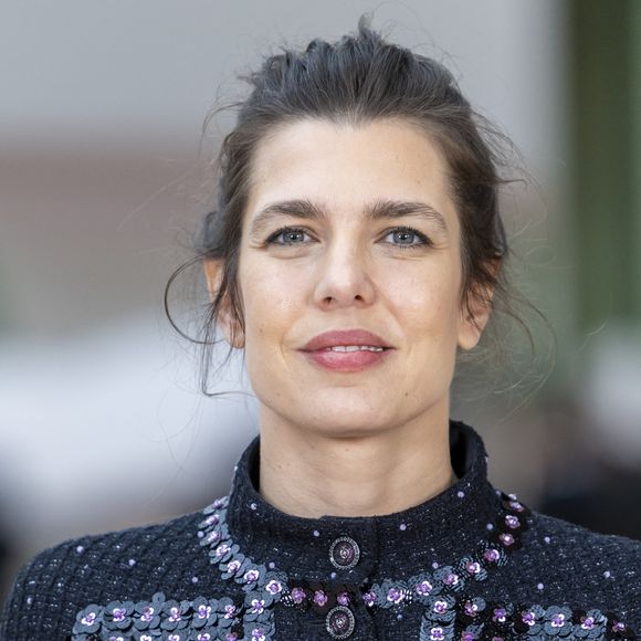 Charlotte Casiraghi au défilé Chanel au Grand Palais, "Collection Haute Couture Printemps/Eté 2025" lors de la Fashion Week de Paris (PFW), le 28 janvier 2025. 
© Olivier Borde / Bestimage