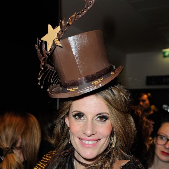 Exclusif - Sophie Thalmann pose en coulisses lors de l'ouverture du 19e Salon Du Chocolat à Paris, France, le 29 octobre 2013. Photo by Alban Wyters/ABACAPRESS.COM