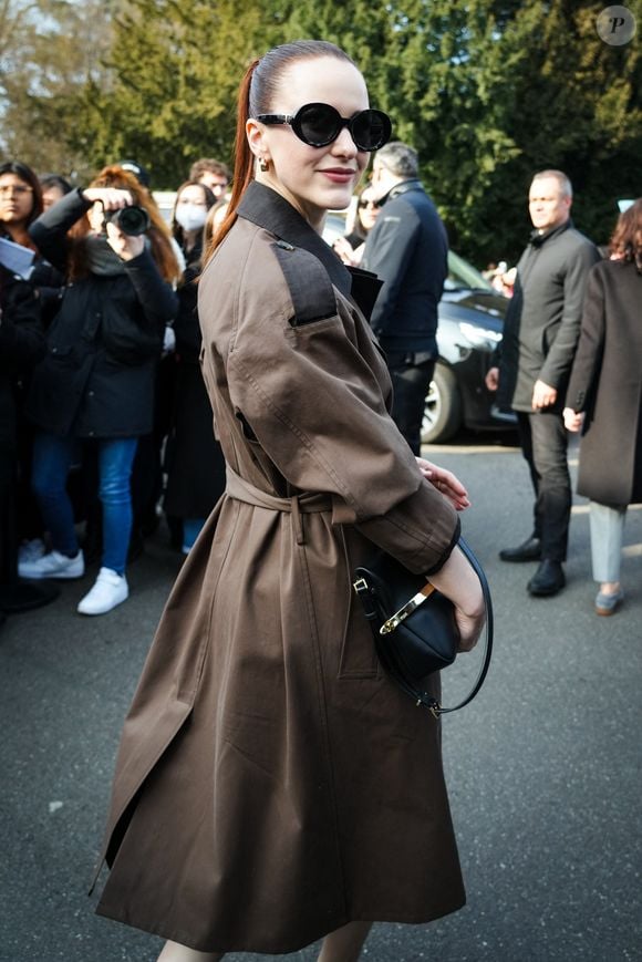 Rachel Brosnahan au Tod’s fashion show pendant la Fashion Week de Milan le 28 février 2025  © Lucia Sabatelli/Bestimage