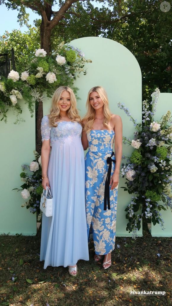 Tifanny Trump et sa soeur Ivanka, lors de la baby shower de la première - avril 2025