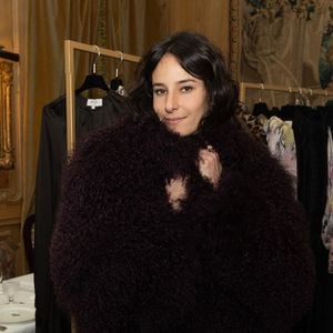 Exclusif - Adèle Galloy - Présentation de la nouvelle collection de la marque Oud automne/hiver 2025-2026 dans les salons des restaurants Lafayette à Paris. Le 3 février 2025.
© Jeremy Melloul / Bestimage