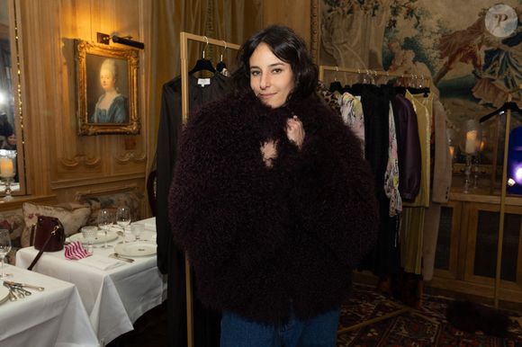 Exclusif - Adèle Galloy - Présentation de la nouvelle collection de la marque Oud automne/hiver 2025-2026 dans les salons des restaurants Lafayette à Paris. Le 3 février 2025.
© Jeremy Melloul / Bestimage