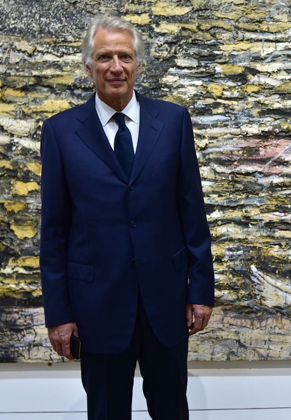 Dominique de Villepin - Vernissage de l'exposition Anselm Kiefer au Centre Pompidou à Paris le 14 décembre 2015.  Giancarlo Gorassini / Bestimage