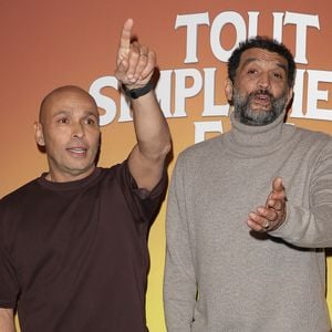 Eric Judor et Ramzy Bedia - Photocall de l'avant-première de la série "Tout Simplement Fan" sur Prime Vidéo à La Scala à Paris le 17 février 2026. © Coadic Guirec/bestimage