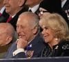 Cette séquence survient peu après sa défaite judiciaire face au gouvernement britannique concernant ses droits à la sécurité.

Le roi Charles III et la reine Camilla lors du concert célébrant le 80e anniversaire du jour de la Victoire en Europe, qui s'est tenu sur la place historique de Horse Guards Parade, au centre de Londres. Jeudi 8 mai 2025. Photo par Jordan Pettitt/PA Wire/ABACAPRESS.COM