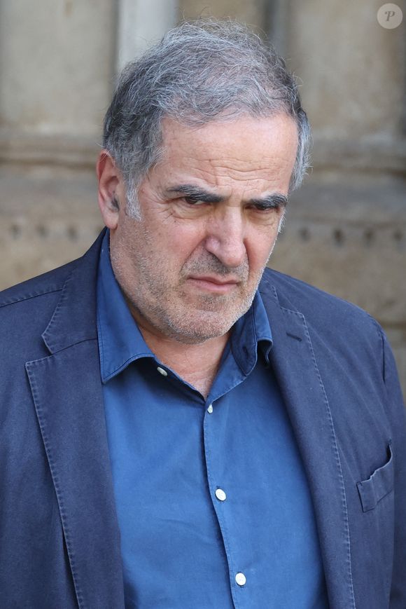 Christopher Baldelli - Sorties des obsèques de Philippe Labro en l'église de Saint-Germain-des-Prés à Paris le 13 juin 2025. © Dominique Jacovides - Christophe Clovis / Bestimage