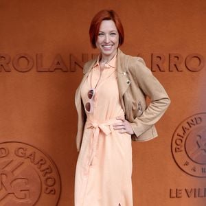 Natasha St-Pier - Les célébrités au village lors des Internationaux de France de tennis de Roland Garros 2024 à Paris. Le 28 mai 2024. © Jacovides-Moreau / Bestimage