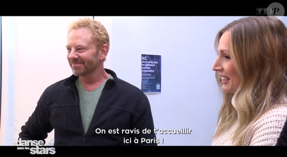Ian Ziering et sa compagne dans Danse avec les stars, capture d'écran TF1