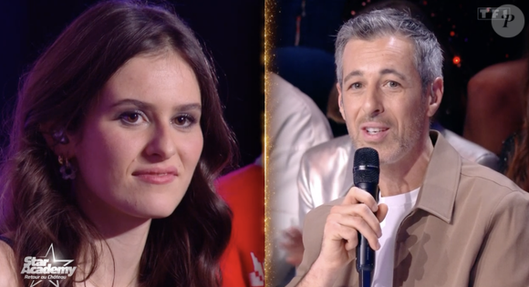 Jeanne et Michael Goldman lors du prime de la "Star Academy" spécial battle sur TF1 le 20 décembre 2025