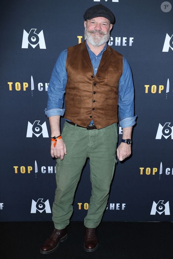 Philippe Etchebest assiste à la première de Top Chef Saison 15 le 11 mars 2024 à Paris, France. Photo de Jérôme Domine/Abaca