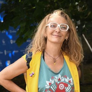 Corinne Masiero - Photocall Film "Effacer l'Historique" - Festival du film Francophone d'Angoulême 2020 le 28 août 2020. © Guirec Coadic / Bestimage