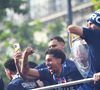 MARQUINHOS du Paris Saint-Germain lors de la célébration du Paris Saint-Germain sur l'avenue des Champs Élysées le 1er juin 2025 à Paris, France. (Photo by Emilian Baldow/Icon Sport/ABACAPRESS.COM)