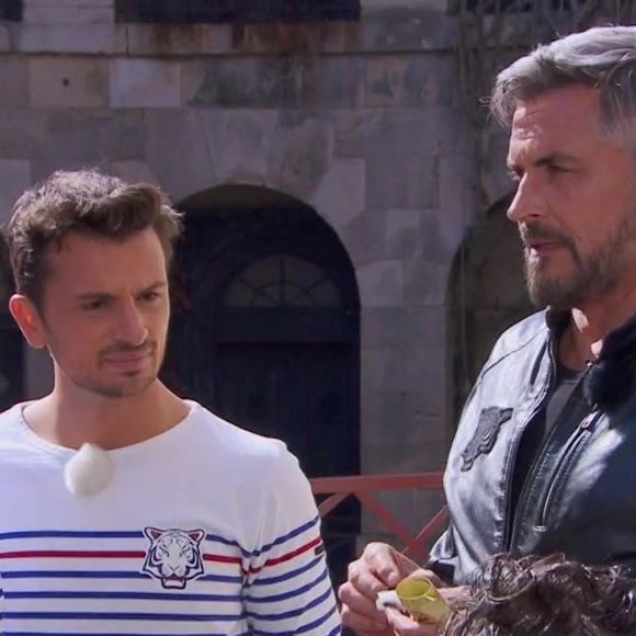 Mais une des participantes s'est retrouvée bloquée durant une épreuve.

Tristan Lopin, Shy'm et David Voisin avec le présentateur Olivier Minne dans "Fort Boyard" épisode du 5 juillet 2025 © France 2