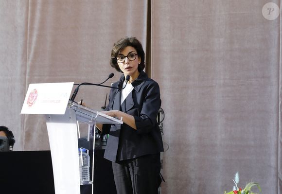 Rachida Dati - Ouverture du Festival du Livre de Paris 2025 au Grand Palais à Paris le 10 avril 2025. Le Maroc est l'invité d'honneur du Festival du Livre de Paris 2025, qui fête son retour au Grand Palais.  © Marc Ausset-Lacroix/Bestimage