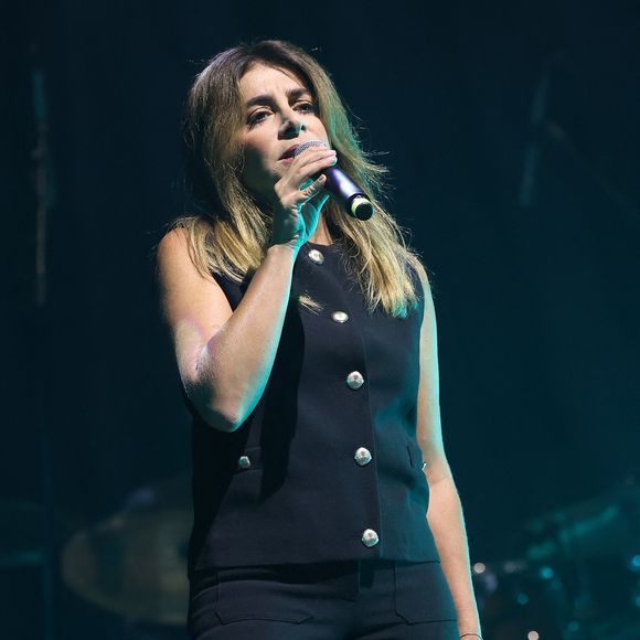 Exclusif - Julie Zenatti - Concert "Et Maintenant", le spectacle hommage à Gilbert Bécaud interprété par Jules Grison avec la participation exceptionnelle de sa fille, Emily Bécaud à l'Olympia, Parisle 17 septembre 2023. © Coadic Guirec/Bestimage