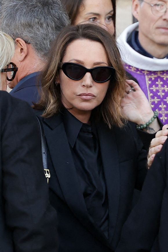 Laura Smet - Obsèques de Nathalie Baye en l'église Saint-Sulpice à Paris le 24 avril 2026. © Dominique Jacovides - Coadic Guirec / Bestimag