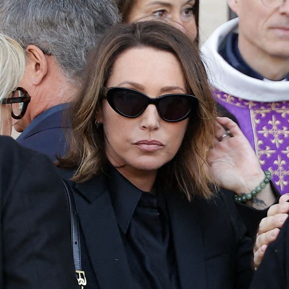 Laura Smet - Obsèques de Nathalie Baye en l'église Saint-Sulpice à Paris le 24 avril 2026. © Dominique Jacovides - Coadic Guirec / Bestimag