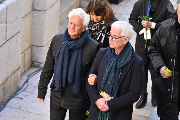 Gérard Lenorman arrivant à l'église Notre-Dame de l'Assomption, pour la cérémonie funéraire de l'actrice française Brigitte Bardot, à Saint-Tropez, dans le sud-est de la France, le 7 janvier 2026. L'actrice française Brigitte Bardot, symbole de la libération sexuelle dans les années 1950 et 1960, qui s'est réinventée en défenseuse des droits des animaux et a embrassé des opinions d'extrême droite, est décédée le 28 décembre 2025 à l'âge de 91 ans. Photo par Julien Reynaud/APS-Medias/ABACAPRESS.COM