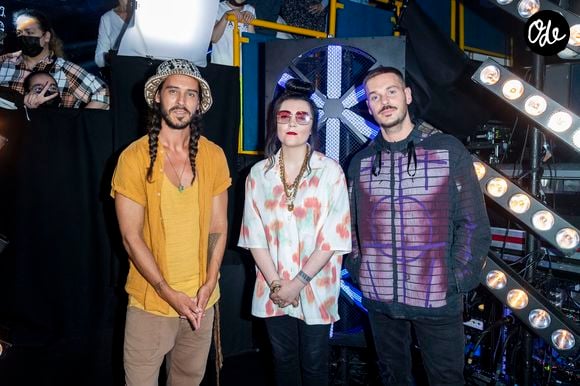 Flo Delavega, Hoshi,  M Pokora lors de de l'événement musical "RFM Music Show" édition spéciale pour les 40 ans de la célèbre radio au Palais des Sports de Levallois-Perret et avec le retour des lives, à Levallois-Perret, le 26 juin 2021.

Photo de Veeren Ramsamy - Pierre Perusseau / Bestimage
