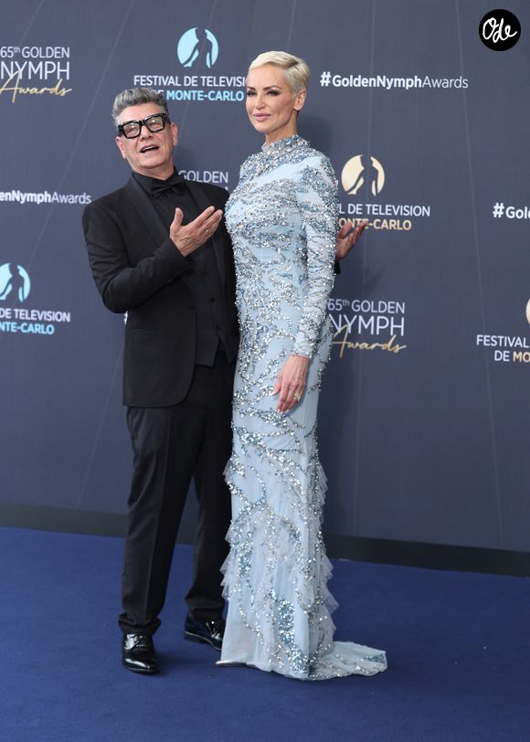 Marc Lavoine et sa compagne Adriana Karembeu lors de la cérémonie de clôture du 65e Festival de télévision de Monte-Carlo, le 16 juin 2026.

© Denis Guignebourg / Bestimage
