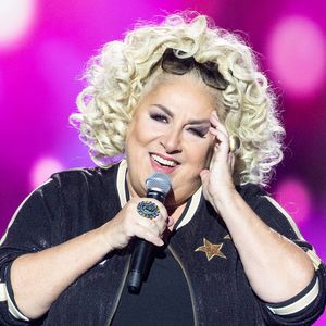 Marianne James pour les surprises de J.PCastaldi, C.Lara et F.X.Demaison lors de l'enregistrement de l'émission "La Boîte à secrets", présentée par F.Bollaert et diffusée le 9 janvier 2026 sur France 3, dans les studios du Lendit à Saint-Denis, France, le 2 décembre 2025. © Cyril Moreau/Bestimage