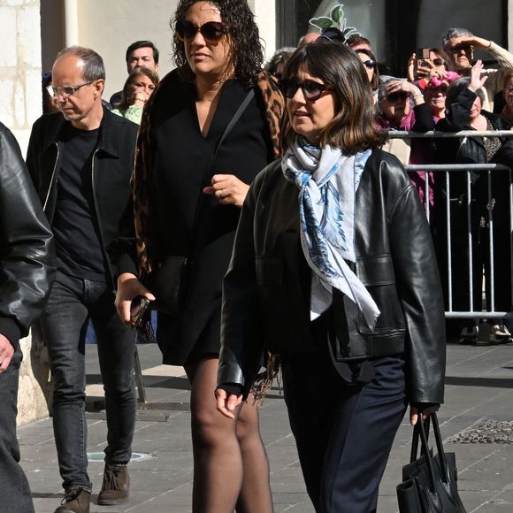 Alexia Laroche-Joubert aux obsèques de Loana dans la cathédrale Sainte-Réparate à Nice, le 10 avril 2026. 

Photo : Bruno Bebert / Bestimage