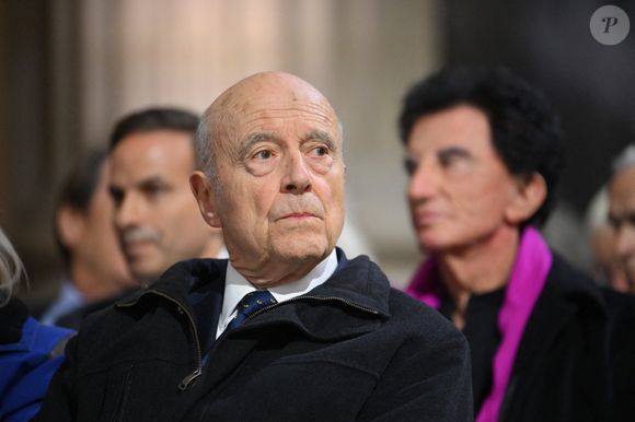 Alain Juppé lors de la cérémonie d'intronisation de Robert Badinter, ancien ministre de la Justice, au Panthéon à Paris, France, le 9 octobre 2025. Photo par Eliot Blondet/ABACAPRESS.COM