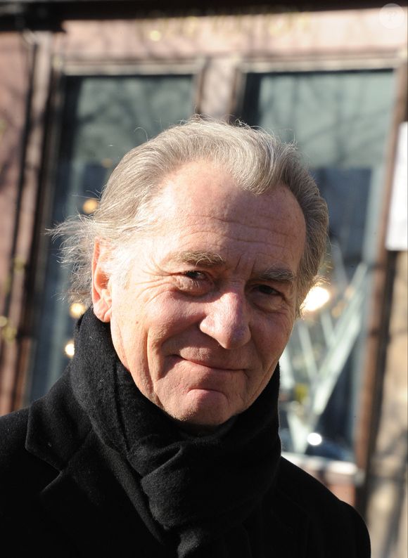 William Leymergie assistant à l'hommage à Jose Artur à l'église Saint-Germain-des-Pres à Paris, France, le 7 février 2015. Photo ABACAPRESS.COM