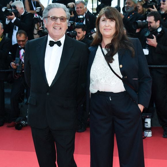 Daniel Auteuil et Aude Ambroggi sur le tapis rouge de clôture à Cannes, France, le 24 mai 2025 dans le cadre du 78ème Festival de Cannes. Photo Aurore Marechal/Abaca