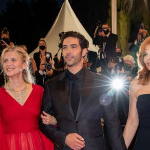 Mélanie Laurent, Tahar Rahim, Mylène Farmer - Montée des marches du film " Flag Day" lors du 74ème Festival International du Film de Cannes. Le 10 juillet 2021. © Borde-Jacovides-Moreau / Bestimage