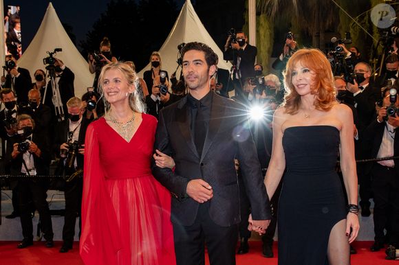 Mélanie Laurent, Tahar Rahim, Mylène Farmer - Montée des marches du film " Flag Day" lors du 74ème Festival International du Film de Cannes. Le 10 juillet 2021. © Borde-Jacovides-Moreau / Bestimage