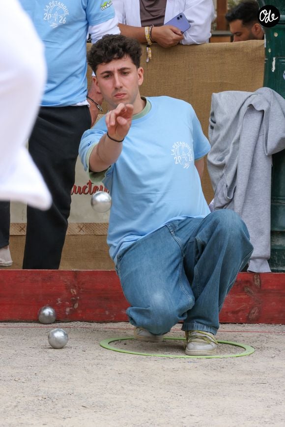 Les Chefs à Saint-Tropez fêtent les producteurs 2026. Pétanque des Chefs - Hugo Riboulet, place des Lices à Saint-Tropez, le 3 mai 2026. © Jean-Marc LhomerBestimage.
