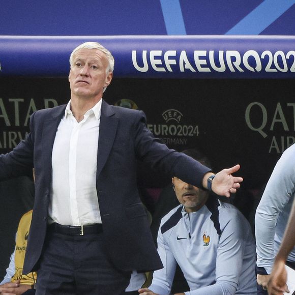 Deschamps Didier Head coach FRA - L'équipe de France l'emporte sur le Portugal (0-0, 5-3 tab) en quart de finale de l'Euro 2024 au stade Volksparkstadion à Hambourg le 5 juillet 2024.  © Elyxandro Cegarra / Panoramic / Bestimage