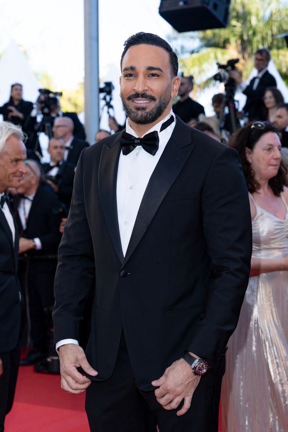 Adil Rami - Montée des marches du film " La vénus électrique " pour la cérémonie d'ouverture du 79ème Festival International du Film de Cannes, le 12 mai 2026. © Olivier Borde /Bestimage
