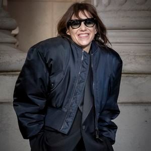 Charlotte Gainsbourg - Photocall du défilé Saint Laurent  "Collection Masculine Prêt-à-Porter Automne/Hiver 2025-2026" lors de la Fashion Week de Paris (PFW) le 28 janvier 2025 © Olivier Borde /Bestimage