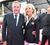 La princesse de 55 ans a découvert de près l'envers du décor, avec un accès privilégié aux coulisses pour admirer la rutilante Ferrari F1.

Exclusif - Charles et Camilla de Bourbon des Deux Siciles durant la cérémonie d'intronisation des nouveaux membres du Yacht Club de Monaco, le 17 juin 2024

© Bruno Bebert / Bestimage