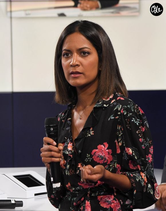 Aurélie Casse - Conférence de presse de rentrée de BFM.TV à Paris le 5 septembre 2019. © Guirec Coadic / Bestimage