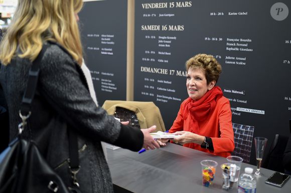 Catherine Laborde - Salon du Livre à la Porte de Versailles de Paris, le 17 mars 2019. © Lionel Urman/Bestimage