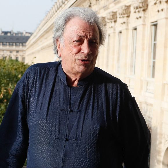 Exclusif - Hervé Vilard - Cérémonie de remise des insignes de Commandeur des Arts et des Lettres à Catherine Jacob au Ministère de la Culture à Paris le 5 septembre 2023 © Christophe Clovis / Bestimage