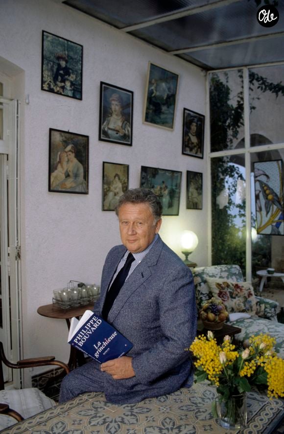 Archives - En France, Philippe Bouvard dans sa villa de Cannes le 2 février 1996.

© Bestimage