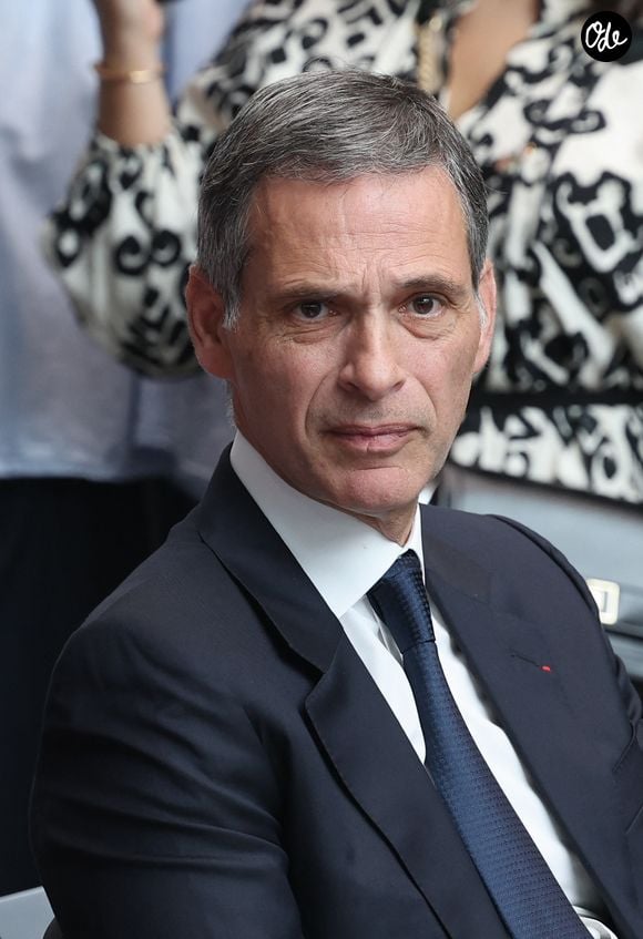 Rodolphe Saadé lors du sommet innovation et IA à l'Impérial Collège à Londres, Royaume Uni, le 9 juillet 2025. À l'invitation de Leurs Majestés le roi et la reined'Angleterre, le président français et sa femme effectueront une visite d'État au Royaume-Uni du 8 au 10 juillet 2025. © Dominique Jacovides/Bestimage
