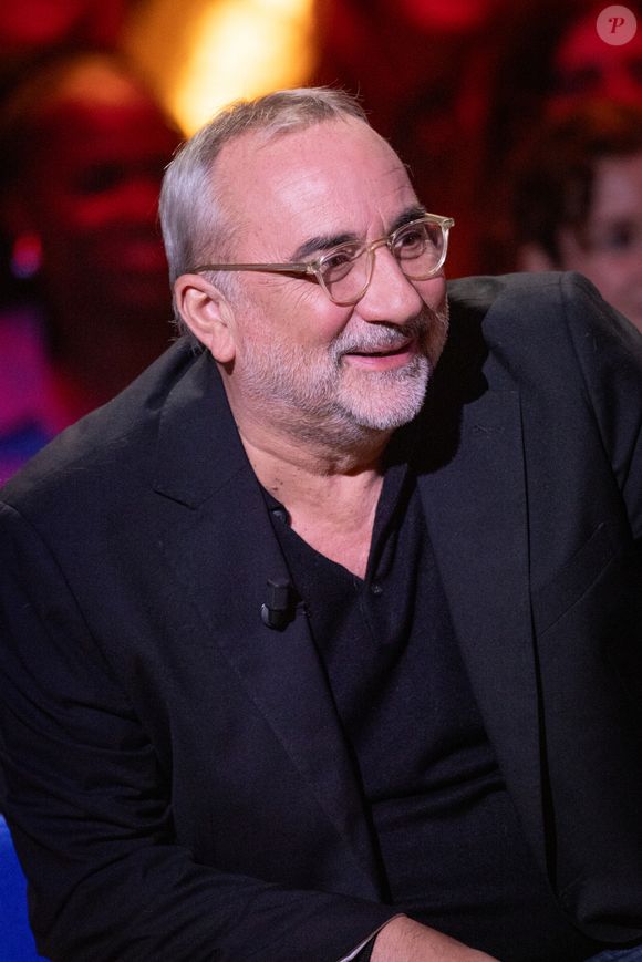 Exclusif - Antoine Dulery lors de l'enregistrement de l'émission "La Boîte à secrets", présentée par F.Bollaert et diffusée le 2 janvier 2026 sur France 3, dans les studios du Lendit à Saint-Denis, France, le 1er décembre 2025. © Cyril Moreau/Bestimage