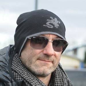 Le footballeur français, champion du monde 1998, Fabien Barthez, parrain de l'association "Les GT du coeur" est venu animer a Carcassonne des baptemes en voitures de reve (Ferrari, Porsche, Maserati... ) au profit du Téléthon le 2 décembre 2012. ©Bestimage