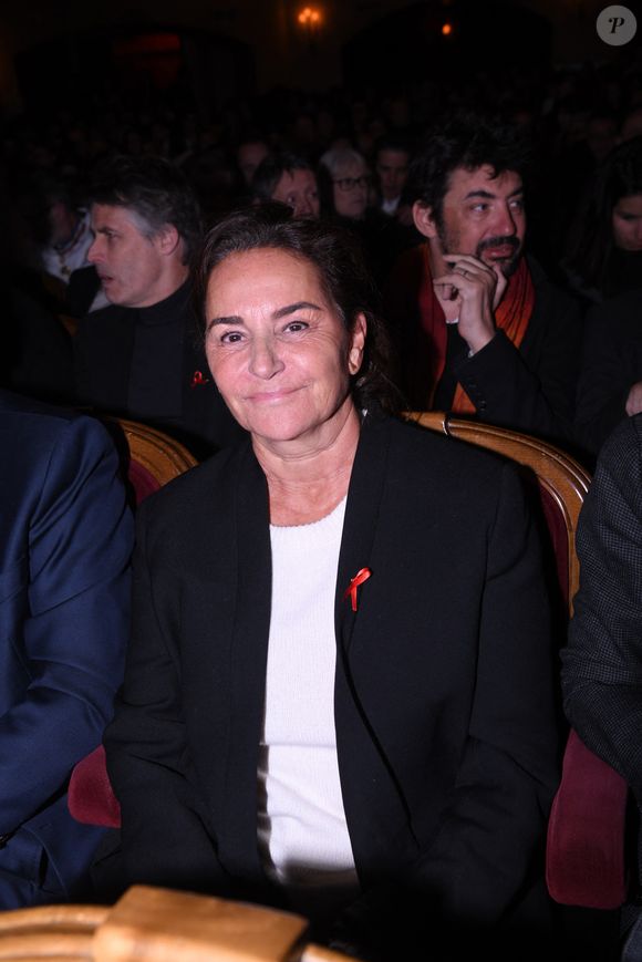 Constance Benqué (présidente du pôle News du groupe Lagardère) - Soirée de lancement du Sidaction 2023 au théâtre Edouard VII à Paris le 6 mars 2023. © Rachid Bellak