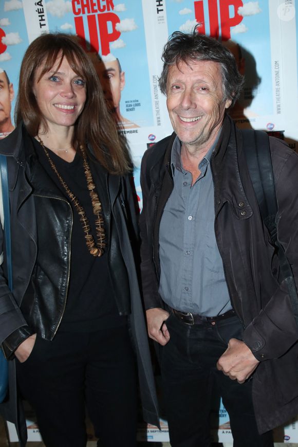 Exclusif - Antoine de Maximy et sa compagne Magali Benet - Célébrités à la Générale de la Pièce "Check Up" au Théâtre Antoine à Paris, France, le 2 Octobre 2024. 

© Bertrand Rindoff / Bestimage