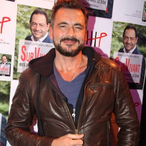 Olivier Minne - Soirée de lancement du livre "SurVivant, Mes 30ans avec le sida" de Jean-Luc Romero-Michel (président d’élus locaux contre le sida (ELCS), président de l’association pour le droit de mourir dans la dignité (ADMD), conseiller régional d’Ile-de-France, ambassadeur pour une Ile-de-France sans sida et maire-adjoint du 12ème de Paris) au club Banana café à Paris. © Baldini/Bestimage