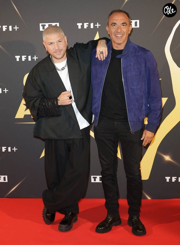Quentin Mosimann et Nikos Aliagas - Photocall des Profs de la Star Academy 2026 à Boulogne-Billancourt le 23 septembre 2026. © Coadic Guirec/Bestimage