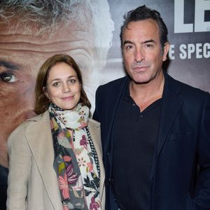 Exclusif - Jean Dujardin et Nathalie Péchalat - Photocall - Spectacle symphonique Claude Lelouch "D'un film à l'autre" au Palais des Congrès de Paris le 14 novembre 2022. © Moreau / Rindoff / Bestimage
