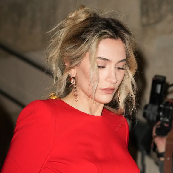 Paris Jackson assiste au défilé Stella McCartney Womenswear Printemps/Été 2026 dans le cadre de la Fashion Week de Paris, le 30 septembre 2025 à Paris, en France. © Lucia Sabatelli / Bestimage